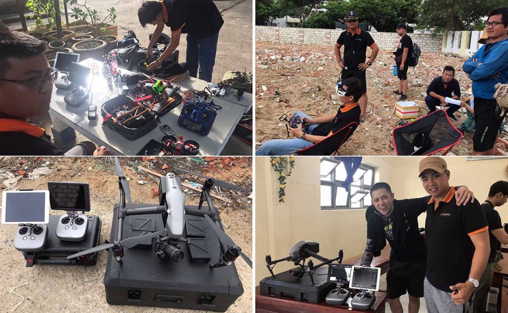 Đội ngũ nhân viên OneTouchMedia tác nghiệp CINEFILM MAIKA tại Đà Nẵng