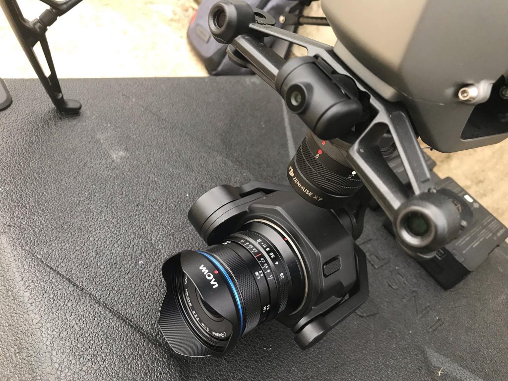 Dịch Vụ Flycam - Quay Phim Chụp Hình Flycam Chuyên Nghiệp, Cận cảnh Gimbal camera Zenmuse X7 và hệ thống chống va chạm của Flycam chuyên nghiệp